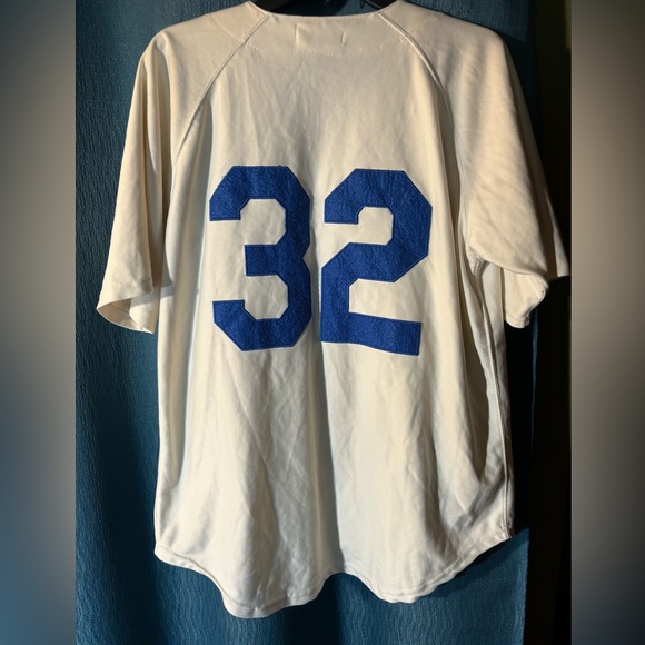 Dodgers #32 Sandy Koufax 1958 Jersey - Picture 10 of 16